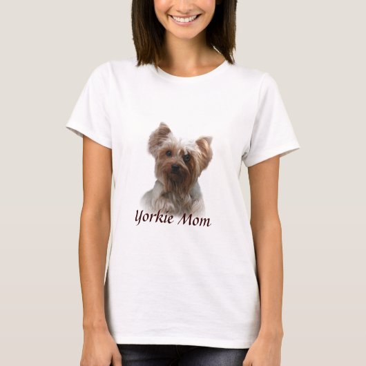 T-shirt Chemise de dames de Yorkshire Terrier (Devant)