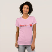 T-shirt chemise de dames du psaume 91 (anglaise) (Devant entier)