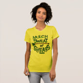 T-shirt Chemise de dames - logo de paillis (Devant entier)