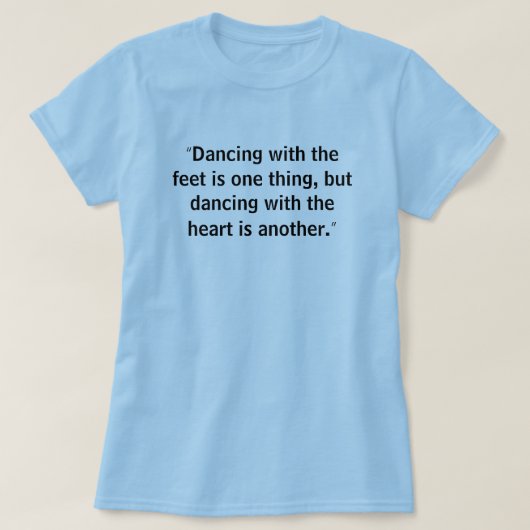 T-shirt Chemise de danse de bis (Design devant)