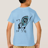 T-shirt Chemise de danseur de Tiki de torche de crâne par (Dos)