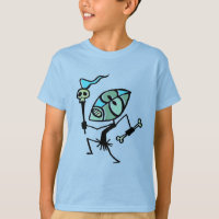 Chemise de danseur de Tiki de torche de crâne par