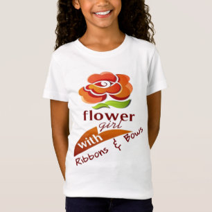 T-Shirt CHEMISE DE DEMOISELLE DE HONNEUR D'ENFANTS