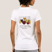 T-shirt Chemise de déplacement d'échantillon de vin de (Dos)