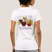 T-shirt Chemise de déplacement d'échantillon de vin de (Dos)