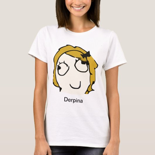 T-shirt Chemise de Derpina Meme (blond) (Devant)