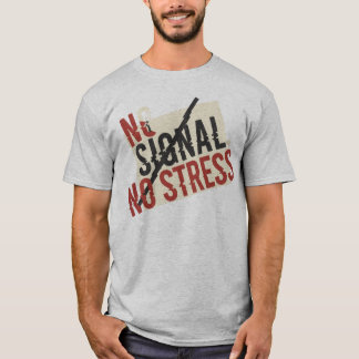 T-shirt Chemise de désintoxication numérique « Pas de sign
