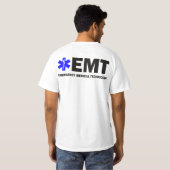 T-shirt Chemise de devoir de valeur d'EMT (Dos entier)