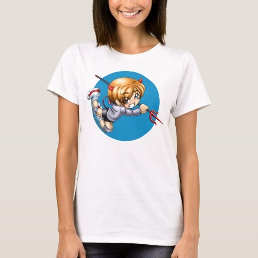 T-shirt Chemise de diable de Chibi (Devant)