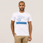 T-shirt Chemise de dirigeable souple du fantôme des hommes (Devant entier)