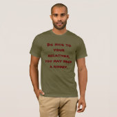 T-shirt Chemise de distributeur (Devant entier)