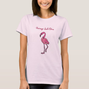 T-shirt Chemise de diva de brocante à domicile de Flamant