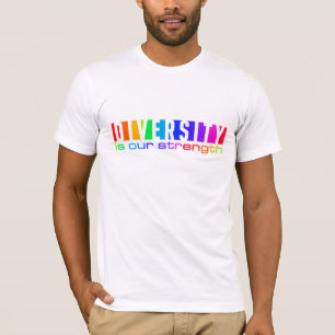 T-shirt Chemise de diversité - choisissez le style et la