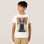 T-shirt Chemise de dobermann (Devant entier)