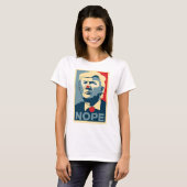 T-shirt Chemise de Donald Trump "NOPE" (Devant entier)