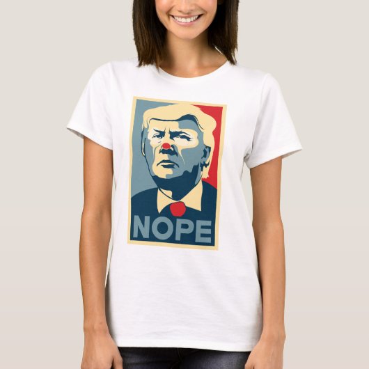 T-shirt Chemise de Donald Trump "NOPE" (Devant)