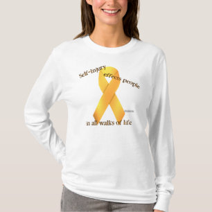 T-shirt Chemise de douille de dames de ruban