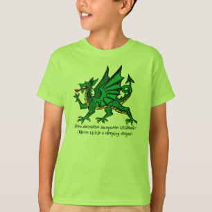 T-shirt Chemise de dragon de sommeil