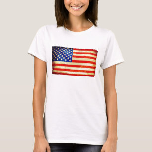 T-shirt Chemise de drapeau américain pour le 4 juillet -