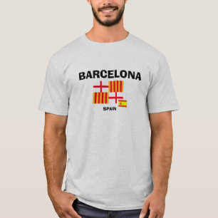 T-shirt Chemise de drapeau de BARCELONE