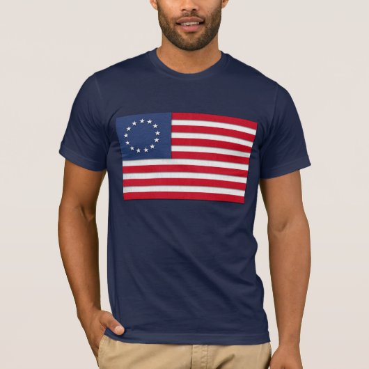 T-shirt Chemise de drapeau de "Betsy Ross" (Devant)