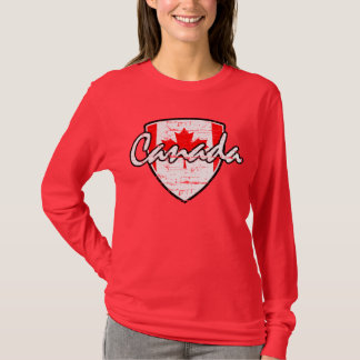 T-shirt Chemise de drapeau de Canad