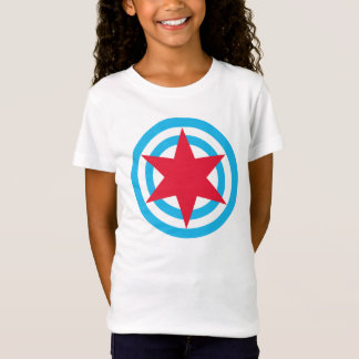 T-Shirt Chemise de drapeau de Chicago de Babydoll de