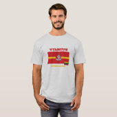 T-shirt Chemise de drapeau de la Lithuanie Vilnius (Devant entier)