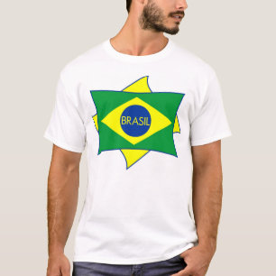 T-shirt Chemise de drapeau du Brésil