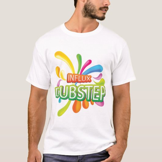 T-shirt Chemise de Dubstep d'afflux (Devant)