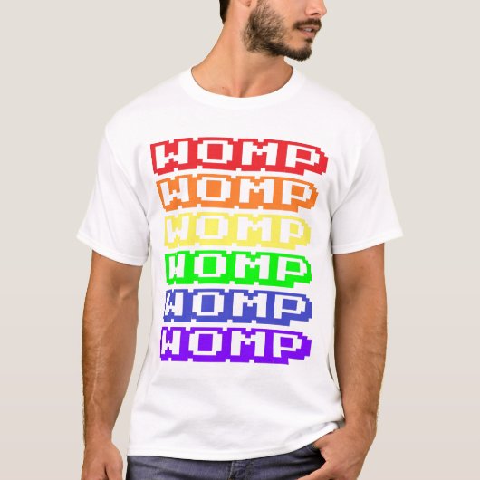 T-shirt Chemise de dubstep de WOMP (Devant)
