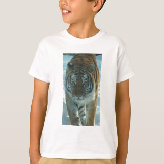 T-shirt Chemise de égrappage d'enfants de tigre sibérien