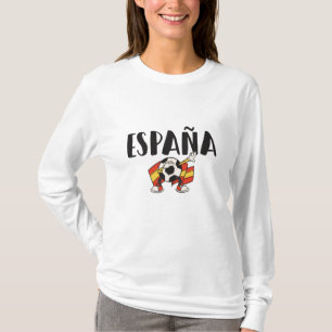 T-shirt Chemise de fan de football d'Espagne Drapeau
