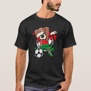 T-shirt Chemise de fans de football du Bélarus Chien Basse