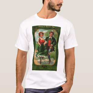 T-shirt Chemise de femme pour la Saint-Patrick 'Cœurs Plei