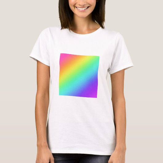 T-shirt Chemise de femme Rainbow Gradient Pride (Devant)