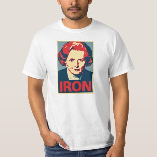 T-shirt Chemise de "fer" de Margaret Thatcher (Devant)