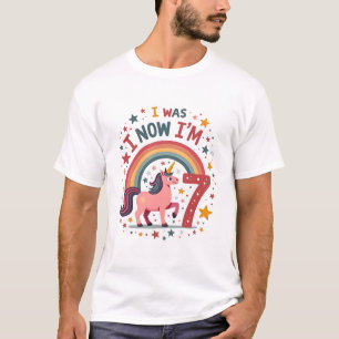 T-shirt Chemise de fête d'anniversaire licorne Vintage j'a