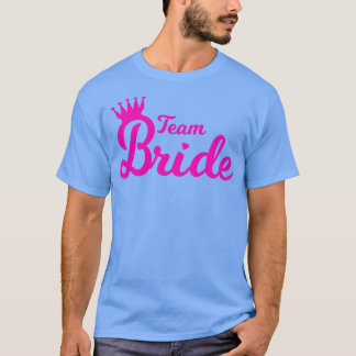 T-shirt Chemise de Fête de Filles d'Honneur Équipe Mariée
