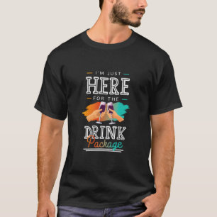 T-shirt Chemise de fête drôle de vacances en croisière buv