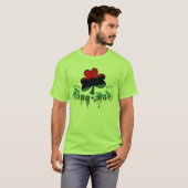 T-shirt Chemise de feuille de trèfle (Devant entier)
