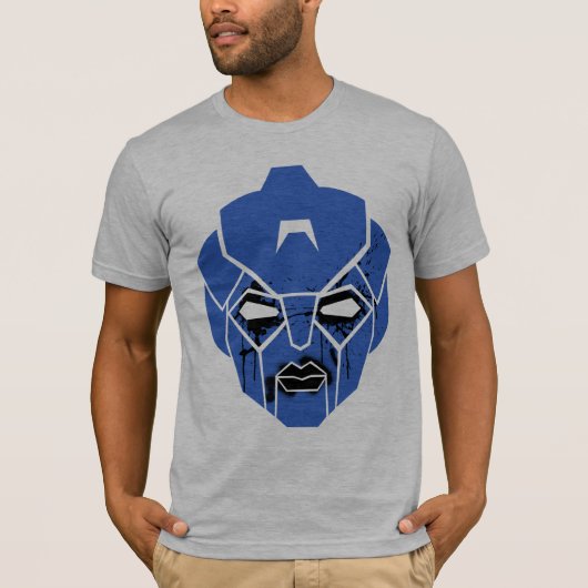 T-shirt Chemise de fille de robot (Devant)