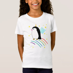T-Shirt Chemise de filles de vol d'Uniguin de pingouin de