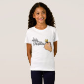 T-Shirt Chemise de filles - Gopher dramatique (Devant entier)