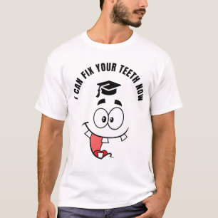 T-SHIRT CHEMISE DE FIN D'ÉTUDES DRÔLE POUR DENTISTE