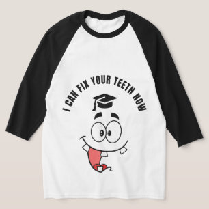 T-SHIRT CHEMISE DE FIN D'ÉTUDES DRÔLE POUR DENTISTE