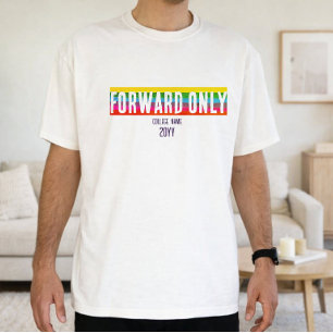 T-shirt Chemise de fin d'études Minimal Rainbow Forward On