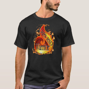 T-shirt Chemise de flamme de guerrier de CRPS/RSD
