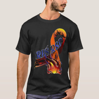 T-shirt Chemise de flamme de ruban de CRP RSD