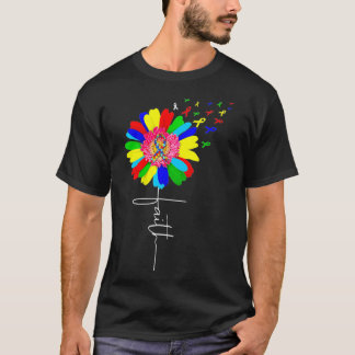 T-shirt Chemise de foi Autism Autistic Cadeaux Sensibilisa